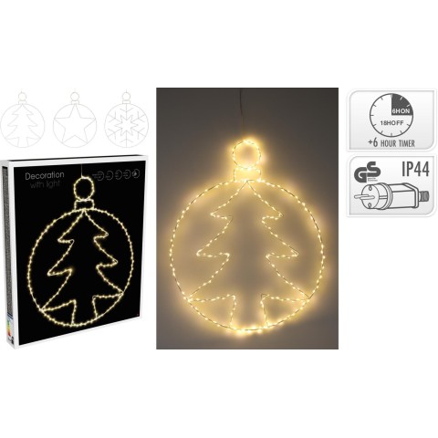 DECO NATALE D48 250LED 3ASS